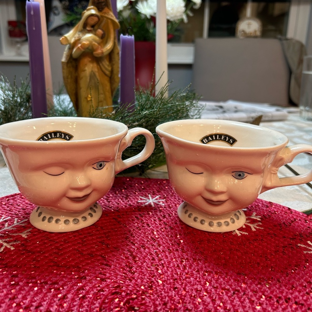 Baileys Whimsical  Face Mugs
Enjoy your favorite Baileys in these adorable mugs